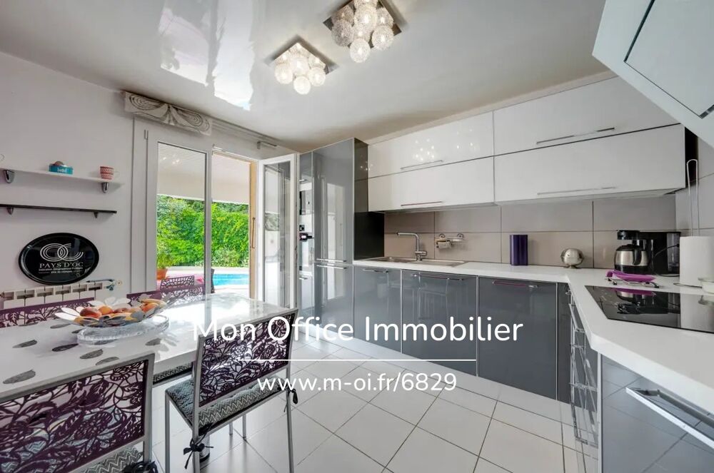 Vente Maison Référence : 6829-CDI - Maison de plain-pied avec piscine et espace annexe indépendant Bouc bel air