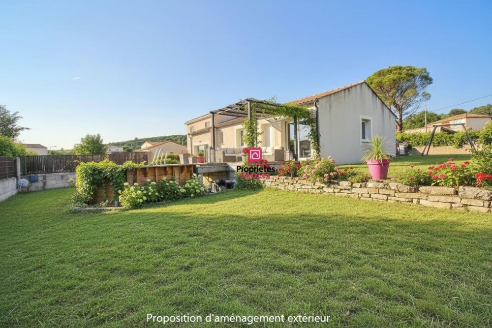 Maison 3 chambres 92 m² de plain pied avec piscine à Vacquieres