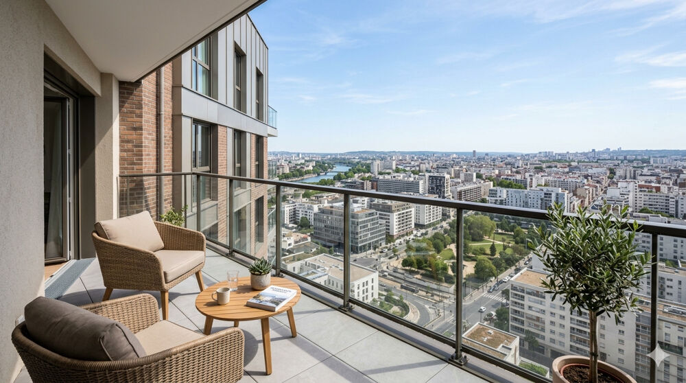 Vente Appartement - T4 en étage élevé avec BALCON,, PROCHE TRANSPORTS - Saint denis