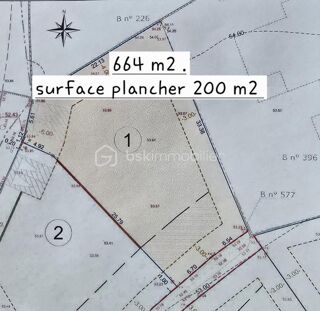  Terrain � vendre 664 m�