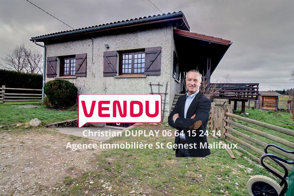 *** VENDU *** Marlhes 42660 dans un hameau à 1,5 km du centre du village, maison traditionnelle sur sous-sol 124m² habitable