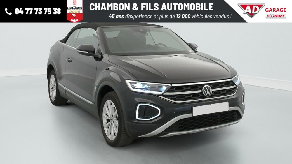T-ROC Cabriolet 1.0 TSI 110 Start Stop BVM6 Style 2022 occasion 42320 La Grand-Croix
