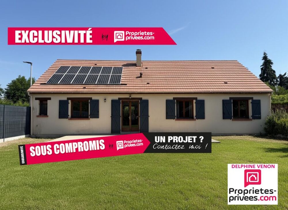 Exclusivité - Maison de plain-pied climatisée classe énergie C à 2 pas des commodités à Saint Martin D Abbat