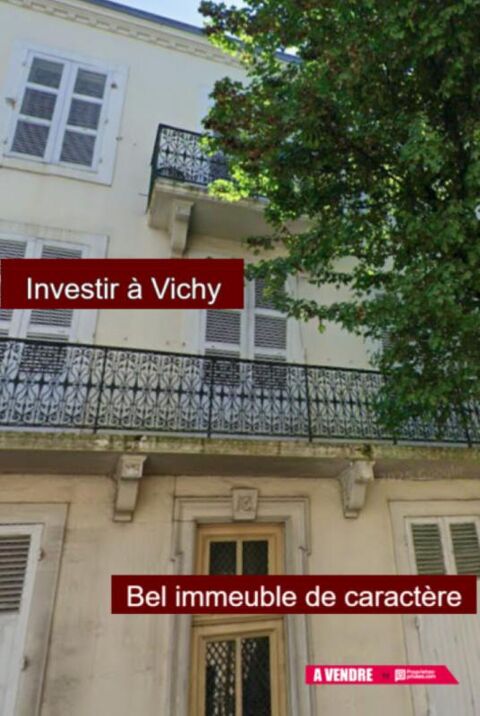 03200 VICHY - IMMEUBLE DE RAPPORT LIBRE, EXCEPTIONNEL 263000 03200 Vichy