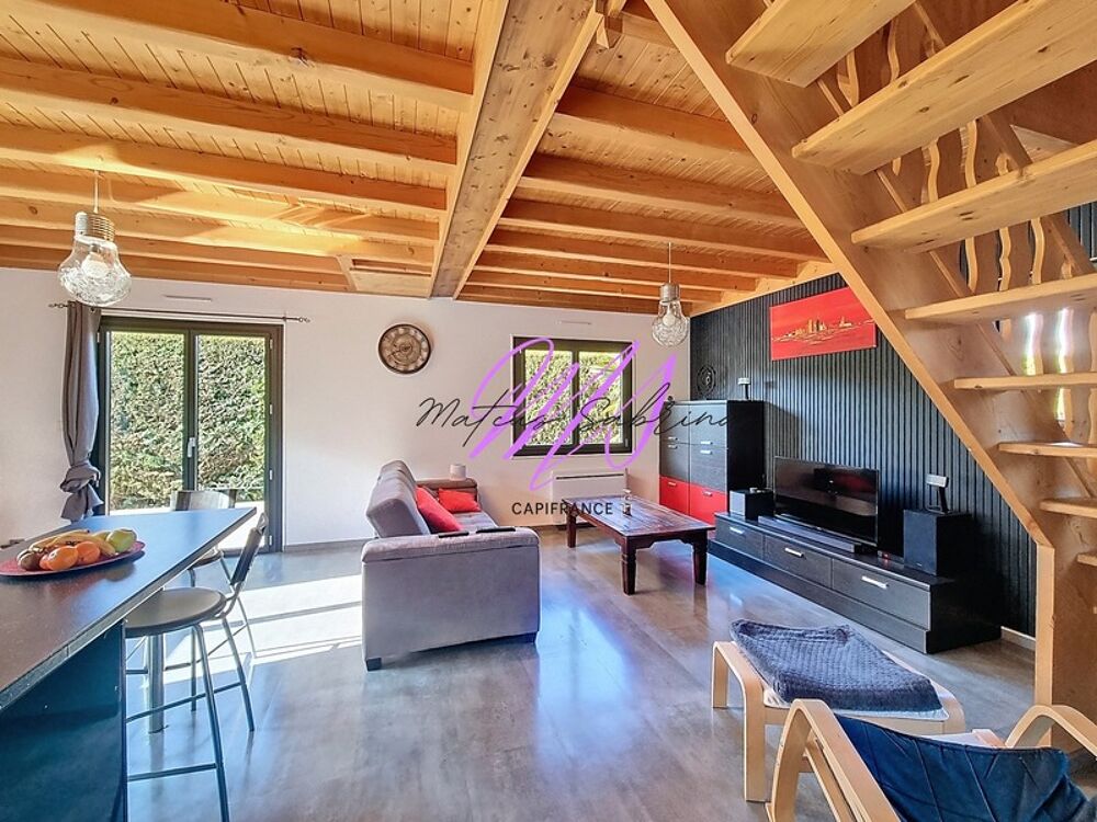 Chalet de 103.70 m² 3 chambres avec studio indépendant, piscine chauffée et terrain clos de 615 m²