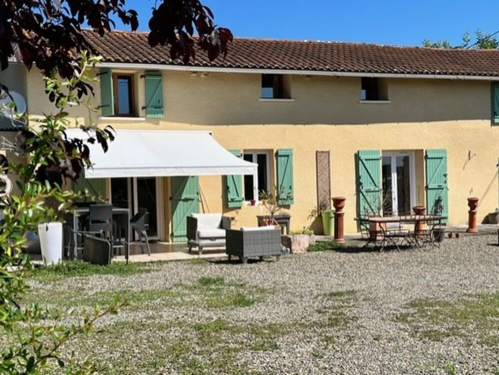 PLAISANCE (32) proche ;Belle MAISON DE CAMPAGNE XIX de 115m2 environ SANS TRAVAUX, lumineuse, sur un terrain arboré et potager d