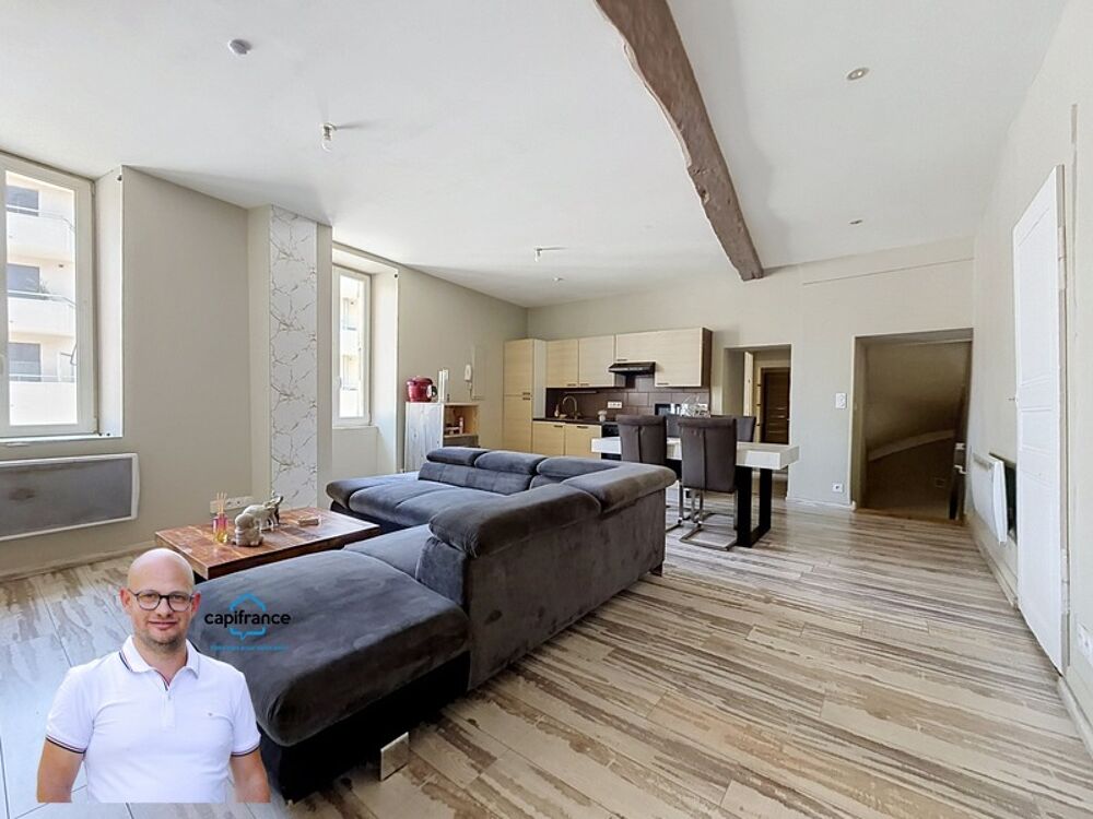 Vente Immeuble Immeuble de rapport en hyper-centre d'Aoste (38490) – Local commercial loué + T3 libre + Combles aménageables Aoste