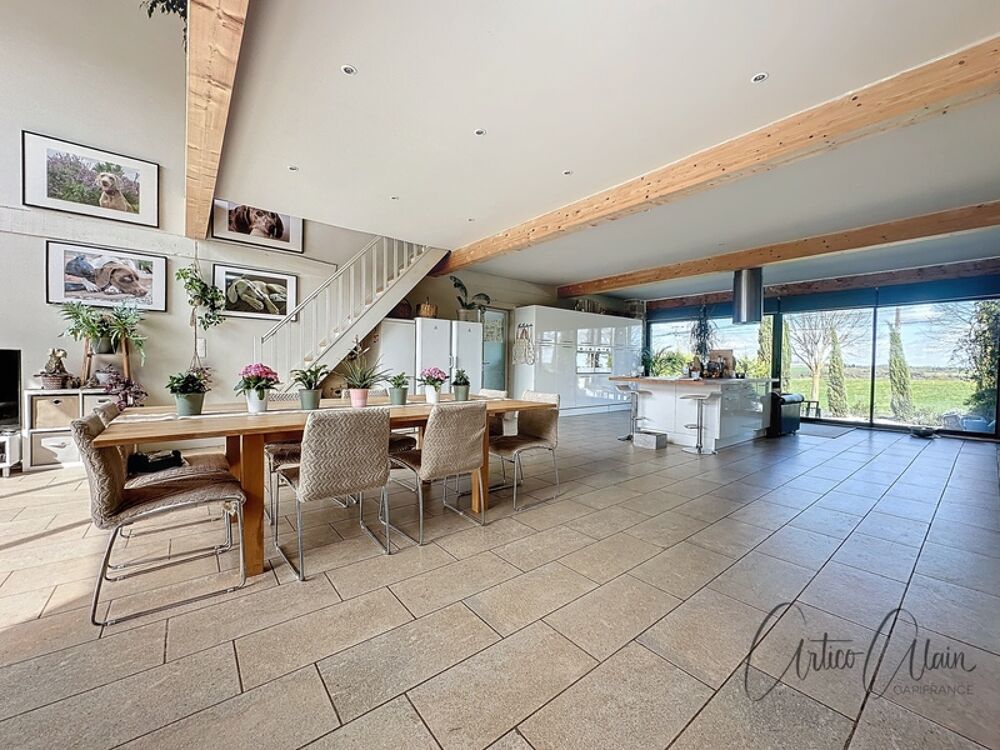 Vente Maison Dpt Haute Garonne (31), à vendre proche de VILLEFRANCHE DE LAURAGAIS maison en pierre de 676 m² - Terrain de 3 400m² Belesta en lauragais