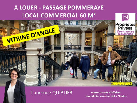 44000 NANTES - EMPLACEMENT N&deg;1 CR&Eacute;BILLON POMMERAYE - LOCAL COMMERCIAL A LOUER 60  M&sup2; 1750 44000 Nantes