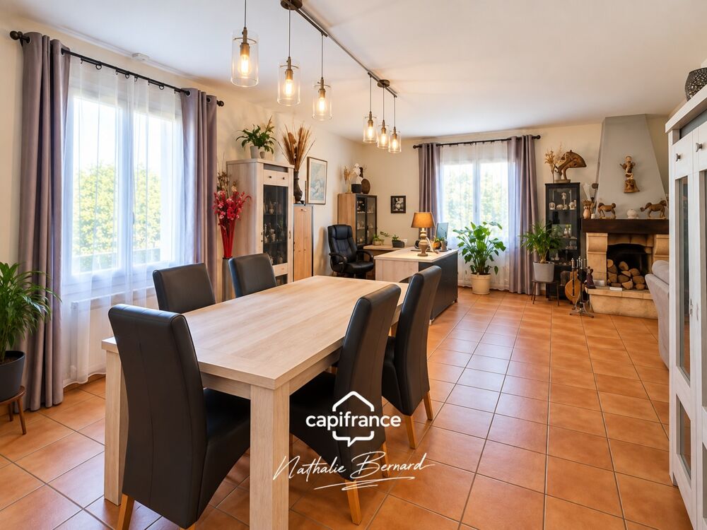 DOUZAINS  Maison 162 m² avec locataire en place  5 chambres  Terrain 5 918 m²