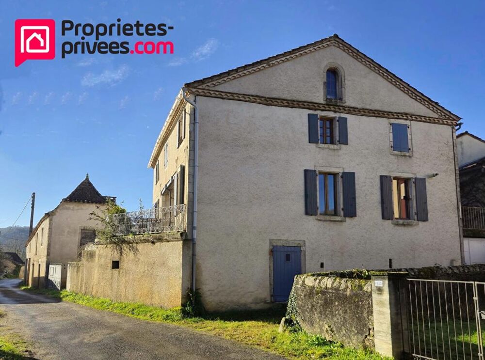 Saint-Géry 46330, maison 5 pièce avec grange et piscine