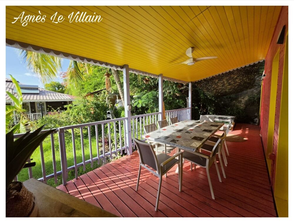 Vente Appartement Bungalow 3 chambres avec Spa accès plage à pieds Bouillante