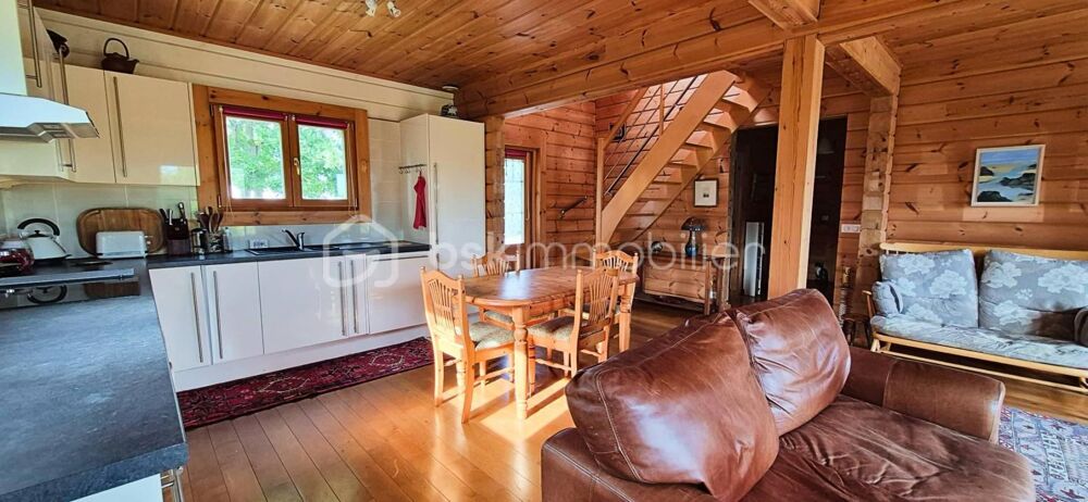 Vente Maison La Naturelle – Une maison en bois au charme fou, nichée dans son jardin à l'anglaise Plonevez du faou
