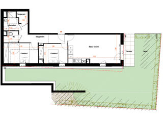  Appartement à vendre 3 pièces 71 m²