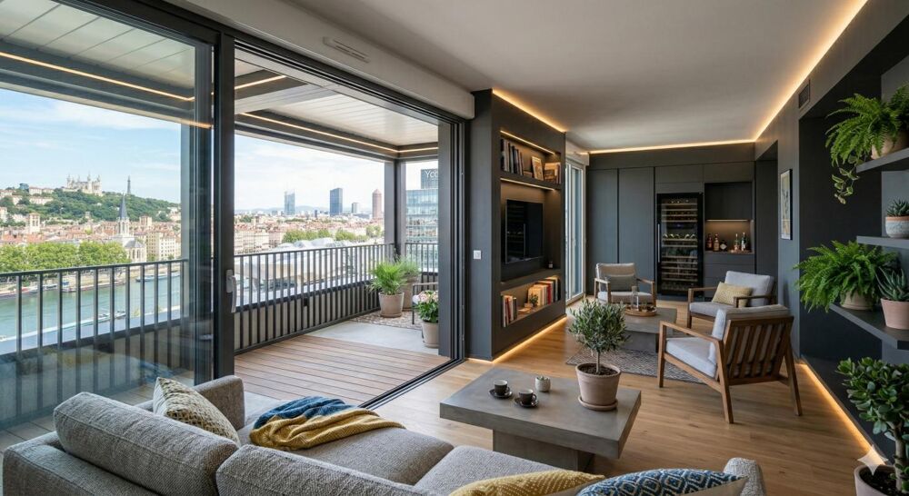 Vente Appartement **ÉTAGE ÉLEVÉ - PROXIMITÉ TRANSPORTS - LOGGIA - SUITE PARENTALE - BELLE EXPOSITION - SUPERBE APPARTEMENT 4 PIÈCES Lyon 2