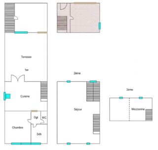  Maison � vendre 4 pi�ces 166 m�