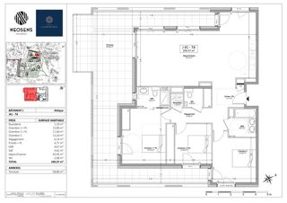  Appartement � vendre 4 pi�ces 109 m�