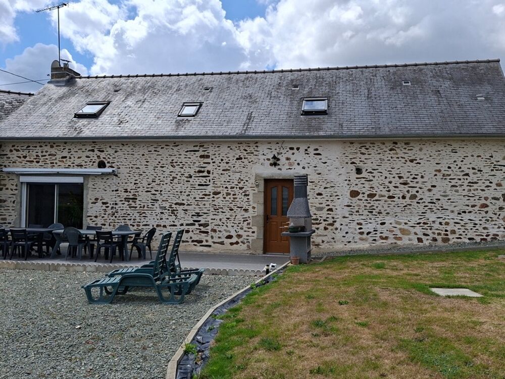 Vente Maison Longère rénovée en 6 pièces,128m2 plancher, double garage,au calme, impasse, au milieu des champs, proche Villaines la Juhel et Javron les chapelles