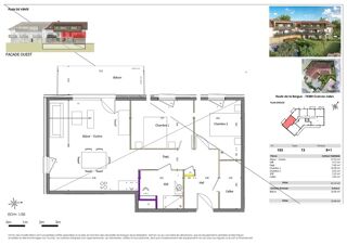  Appartement � vendre 3 pi�ces 67 m�