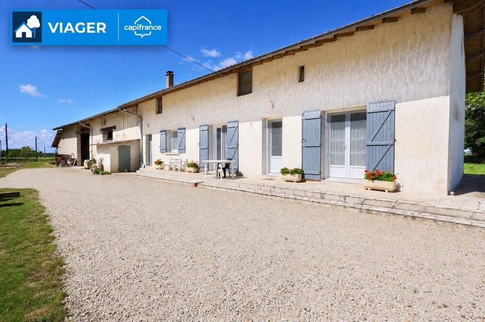 VIAGER OCCUPÉ Ferme avec grandes dépendances sur 2,2 hectares de terrain