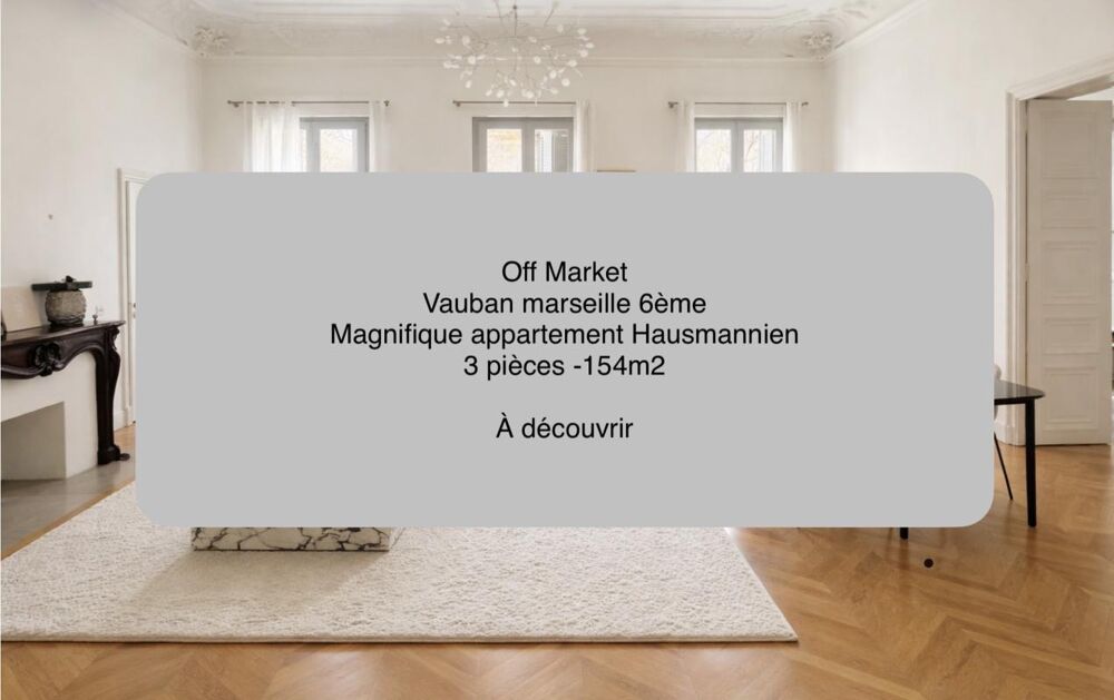 Vente Appartement Appartement Marseille 6