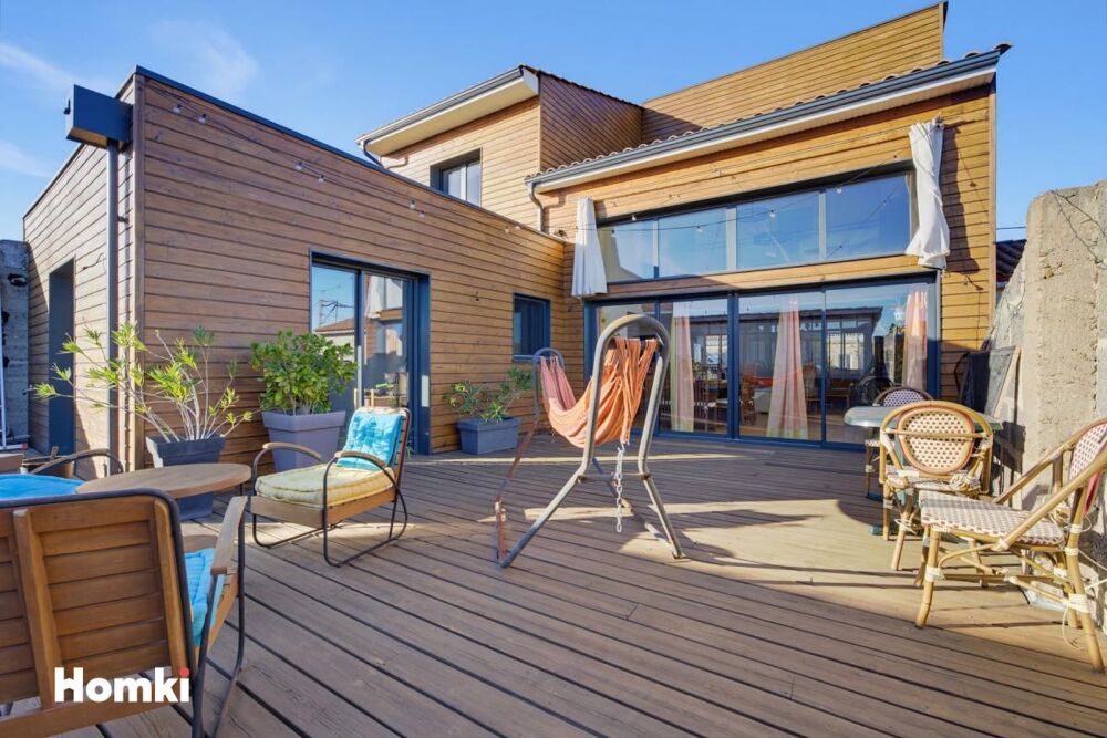 Appartement T6 duplex avec terrasses