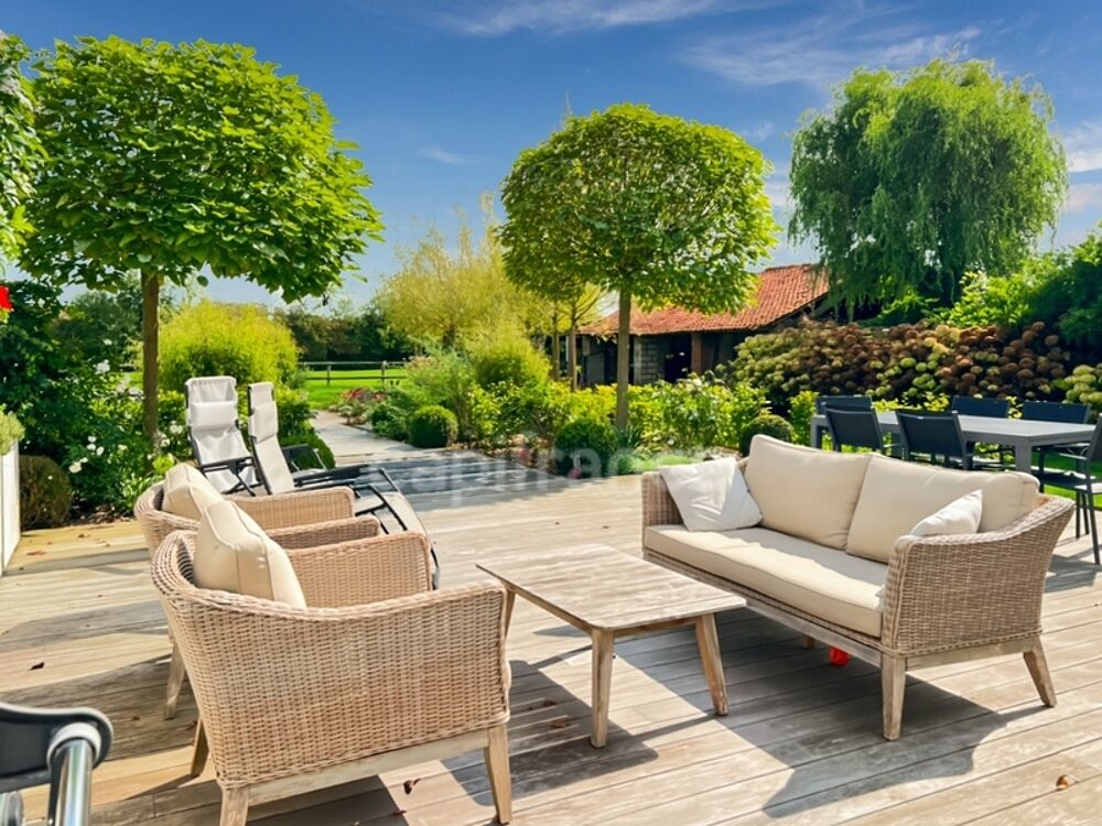 À VENDRE - HARDINGHEN - PROPRIÉTÉ - SURFACE TOTALE - 690 M 2 - MAISON PRINCIPALE 273 M2 - 2 GITES - DÉPENDANCE - GARAGE - TERR