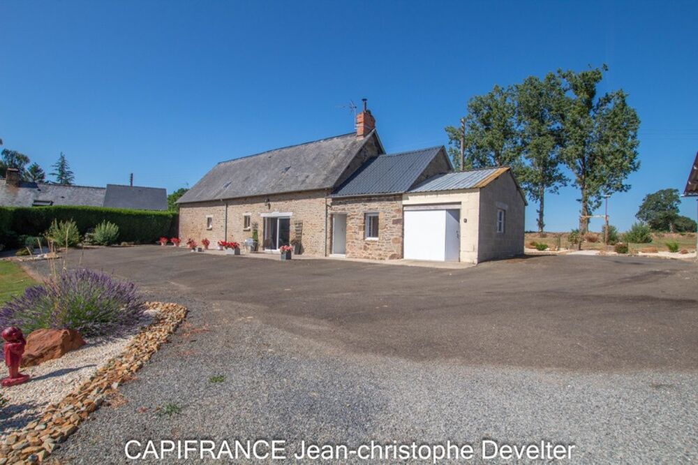 Maison à vendre 3 chambres proche de GORRON (53) sur terrain de 7500 m2
