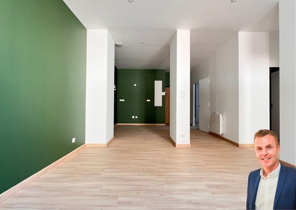 Dpt Finistère (29), à vendre CROZON centre appartement T3 de 63,50 m² Habitable - Cave