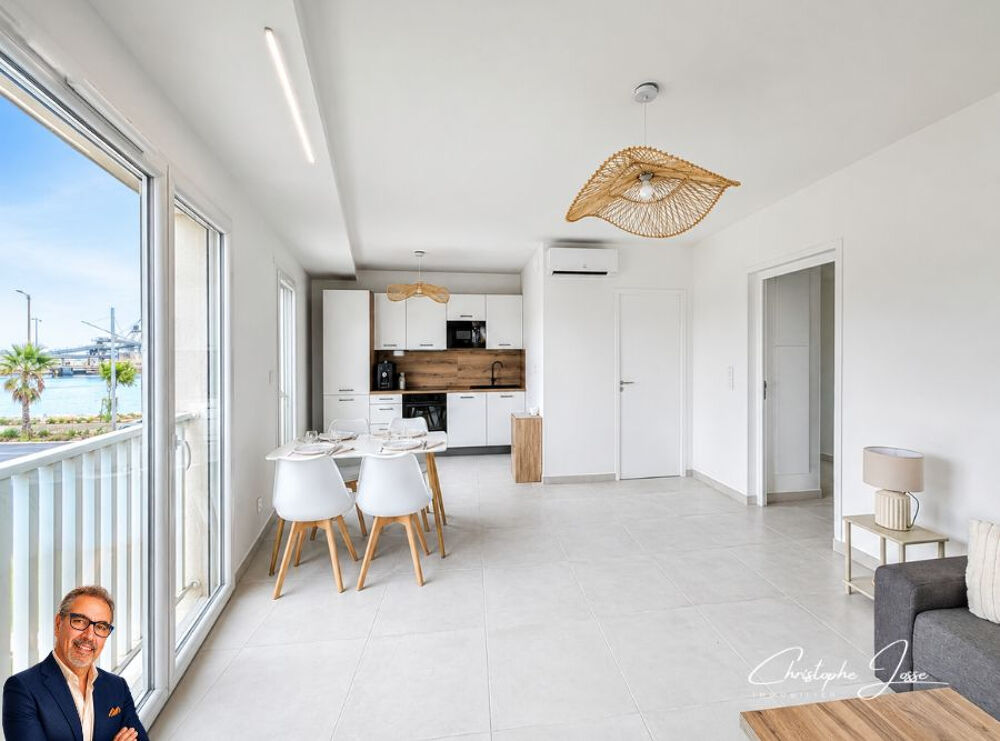 Appartement 3 pièces climatisé avec grande terrasse et garage
