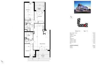  Appartement � vendre 4 pi�ces 90 m�