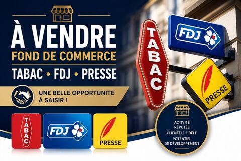 FONDS DE COMMERCE TABAC – PRESSE – FDJ – CADEAUX 92000 47000 Agen