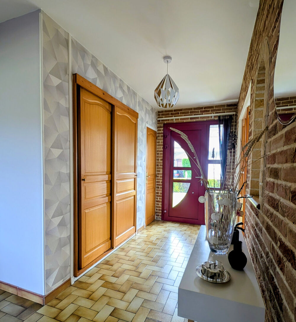 Éperlecques  Plain-pied individuel de 98 m²  3 chambres  Jardin 518 m2 Garage