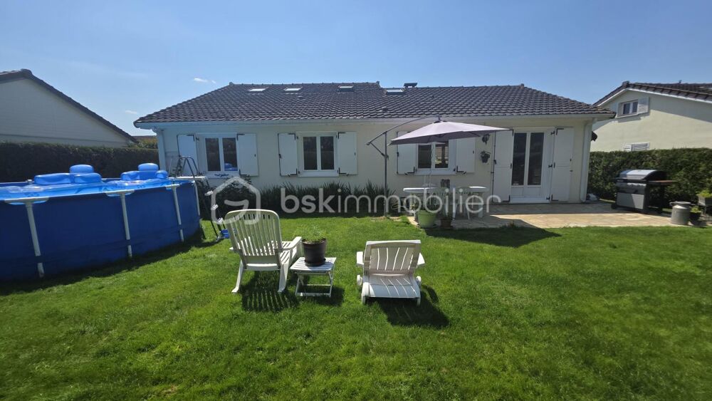 Vente Maison Maison plain-pied 115 m2 - 4 chambres - terrain 500 m2 - piscine Saint germain les corbeil