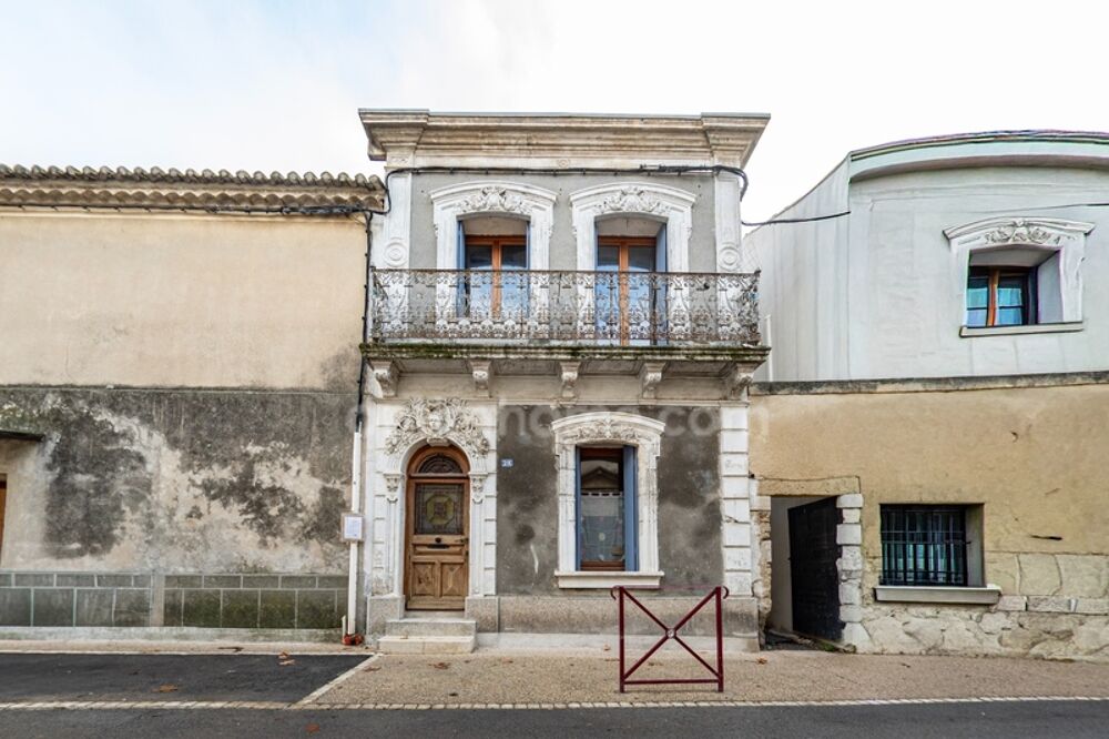 LE CAILAR (30740)  MAISON DE VILLAGE  4 PIÈCES  2/3 CHAMBRES  TRÈS BON ÉTAT  BALCON  CHARME DE LANCIEN