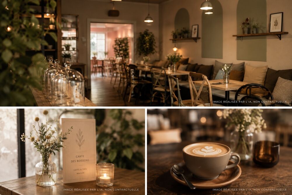  Fonds de commerce Coffeshop expérientiel à vendre LYON 2EME (69) local de 214m2 environ en presqu'ile 