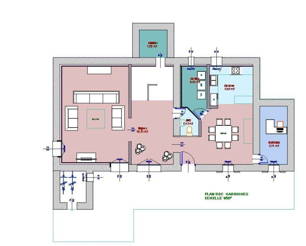 Location Maison Maison de 200m2 à louer sur Sarrians Sarrians