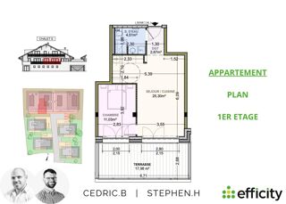  Appartement � vendre 2 pi�ces 43 m�