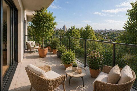   ** Magnifique 4 pi�ces neuf avec grand balcon  � M�tro 5 Appartement - 4 pi�ce(s) - 80 m�