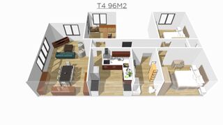  Appartement � vendre 4 pi�ces 95 m�