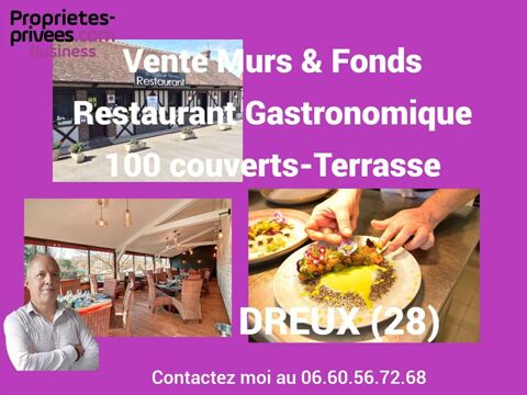 Murs & fonds restaurant gastronomique secteur Dreux (28) 300 m2 645000 28100 Dreux