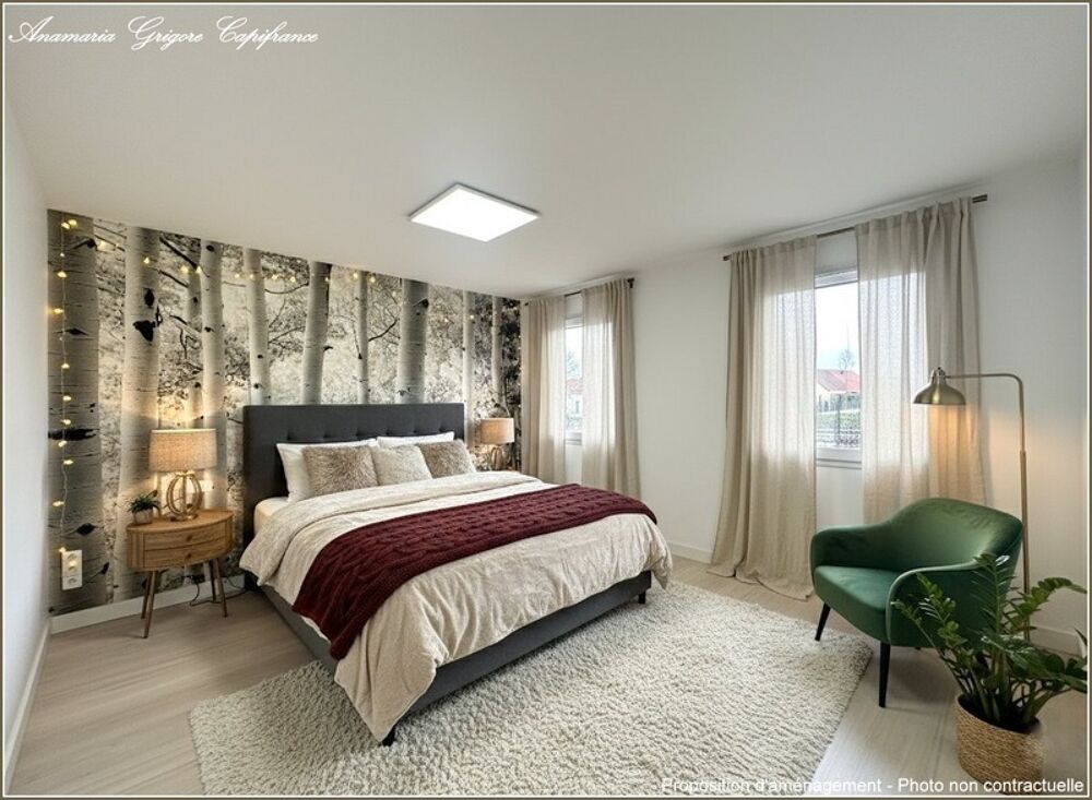 Vente Maison COURVILLE SUR EURE (28190) - Maison de plain pied, bâtie en 2020, d'une de surface -133 m², terrain clos de 671 m² Courville sur eure
