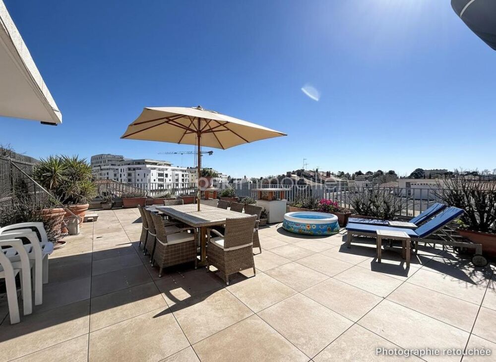 APPARTEMENT 6 PIÈCES DE 190 m2, CAVE, PARKING ET TOIT TERRASSE