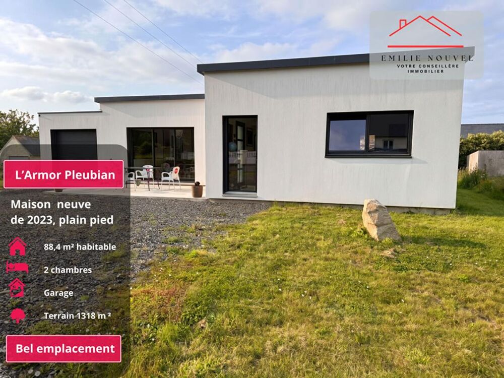 Vente Maison À l'Armor Pleubian, le confort d'une maison neuve à deux pas du littoral Pleubian