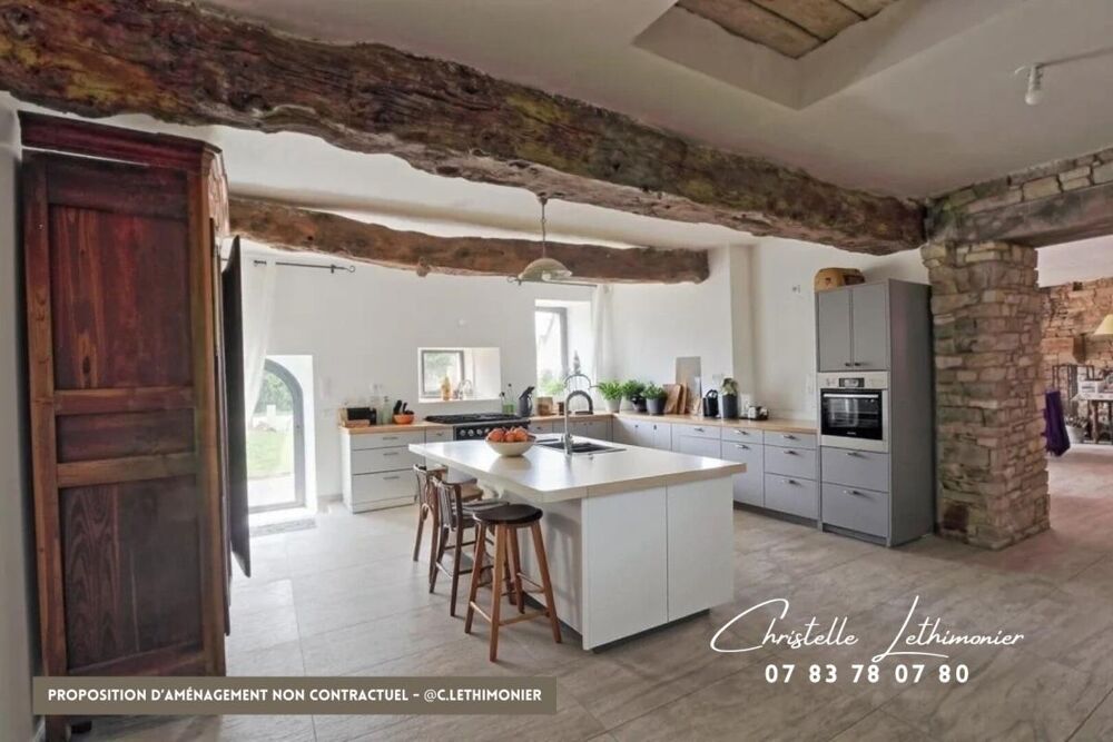 35890 LAILLÉ - Longère + Grange - 6 Pièces - 169 m2