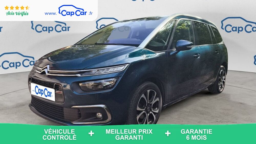 Grand C4 Spacetourer 1.5 BlueHDi 130 EAT8 Shine - 7 places Automatique 2019 occasion 21540 Sombernon