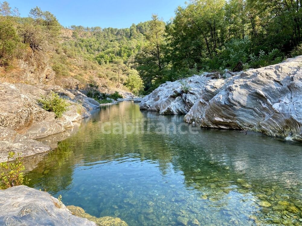 Dpt Gard (30), à vendre proche de BARJAC, aux portes de l'Ardèche, ancien Mas avec gîtes de 350 m² - Terrain de 5 000 m² avec pi