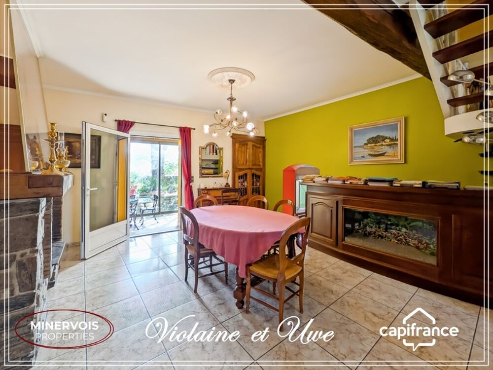 Vente Maison Maison de caractère meublée avec jardin, garage et fort potentiel – Cesseras, Minervois Cesseras