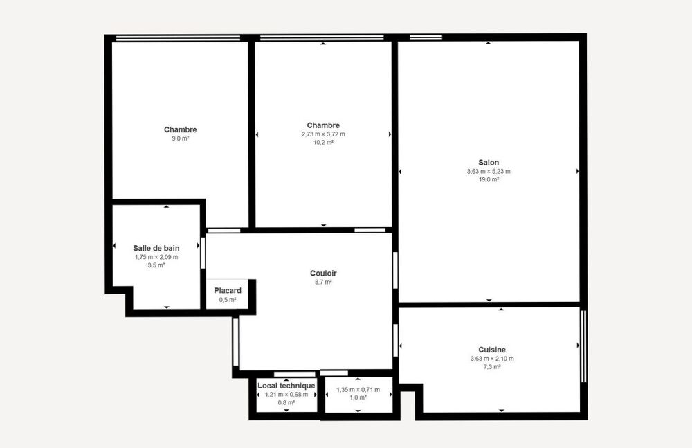 Location Appartement Appartement de 60m2 à louer sur Montargis Montargis