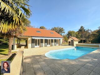 Vente Maison CHAMPROND EN GATINE (28)- Coup de cœur! Demeure de prestige au calme absolu, avec piscine chauffée, sur 5 592 m² de terrain bois Champrond en gatine